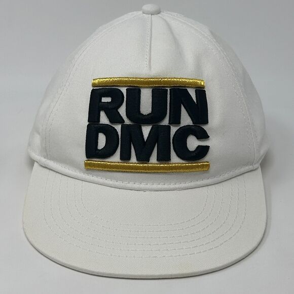 Run DMC Youth Baseball Hat Cap Rap Hip Hop Kids Boys Girls Snapback White - Picture 9 of 9